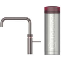 Quooker Fusion Square Keukenkraan Set - Kokend Warm- en Koud Water - Gunmetal - Inclusief PRO3 Reservoir - thumbnail