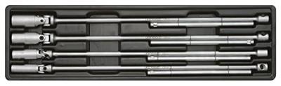 KS Tools 517.1130 T-greep bougiesleutelset, 4-delig, 14-21mm