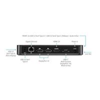 Targus USB-C Multi-Function DisplayPort Alt. Mode Triple Video Docking Station dockingstation - thumbnail