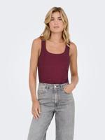 Only Onlea Glitter S/l 2-ways Top Jrs Noos Tops En Singlets Chocolate Truffle - thumbnail