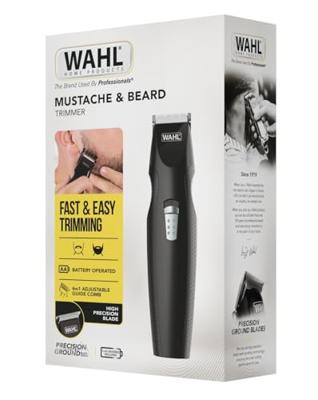 Baardtrimmer - WAHL - Snor & Baard - 3 V - Zwart - thumbnail