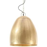 VidaXL Hanglamp industrieel rond 25 w e27 42 cm messingkleurig - thumbnail