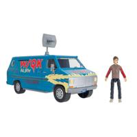 Stranger Things World Of Figure & Vehicle Vehicle with Actionfigure The Squawk van Playset with Steve - thumbnail