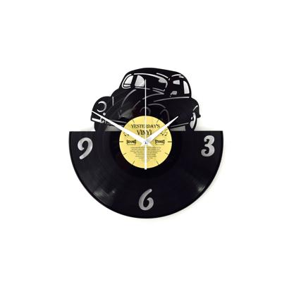 Wandklok vinyl Yesterdays Classic car