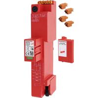 DEHN 909430 DSH ZP B2 SG TNC 255 Combi-afleider Overspanningsbeveiliging voor: 40mm-verzamelrail Piece 1 stuk(s) - thumbnail