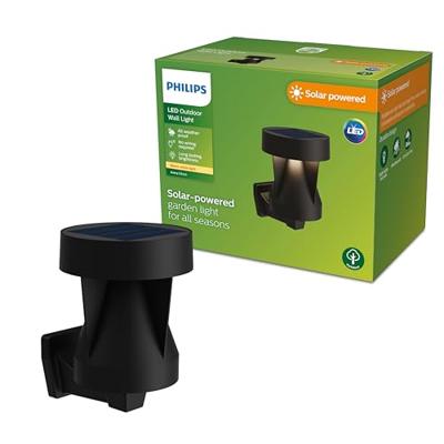 Philips LED Avery 929004658901 Wandlamp op zonne-energie met bewegingsmelder LED 1.8 W Zwart Philips LED Avery 929004658901 Wandlamp op zonne-energie met bewegingsmelder LED 1.8 W Zwart