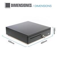 Kassa lade iggual IRON-30 Zwart - thumbnail