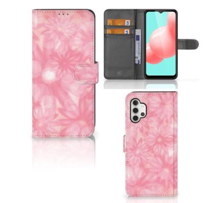 Samsung Galaxy A32 5G Hoesje Spring Flowers | Portemonnee hoesje Samsung Galaxy A32 5G Hoesje Spring Flowers | Portemonnee hoesje