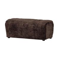 Woood Baggy hocker chenille DonkerBruin - thumbnail