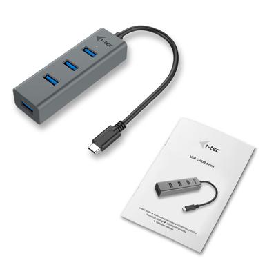 i-tec 4-Port USB-C Metal usb-hub