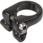 M-Wave zadelpenklem m6 inbus 31.8 mm zwart met extra bevestigingspunt - thumbnail
