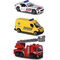 Majorette speelgoedvoertuigen S.O.S. Rescue Nederland 3 delig - thumbnail