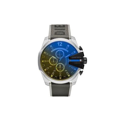 Diesel DZ4523 Heren Mega Chief chronograaf zwart nylon horlog