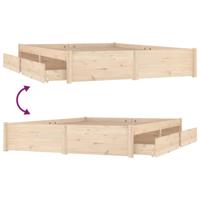 Bedframe met lades 160x200 cm - thumbnail