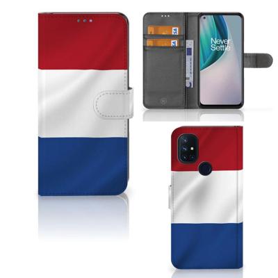OnePlus Nord N10 | Bookstyle Case | Nederlandse Vlag