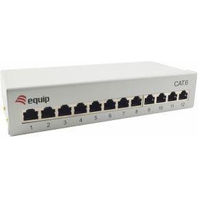 Equip 227363 12-Port CAT.6 Desktop-PATCHPANEEL, LICHTGRIJS