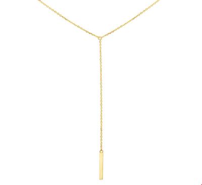 TFT Collier Geelgoud Balkje 0,8 mm 45 - 47 - 49 cm