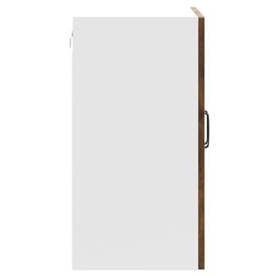 Keukenwandkast Lucca bewerkt hout gerookt eikenkleurig Keukenwandkast Lucca bewerkt hout gerookt eikenkleurig