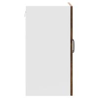 Keukenwandkast Lucca bewerkt hout gerookt eikenkleurig - thumbnail