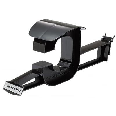 Cratoni Helmhaken Zwart Zonder RVS haak | Slatwall