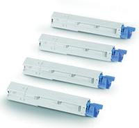 Oki Toner Kit cyaan - 2500 pagina's - 43459371 - thumbnail