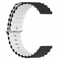 Garmin Forerunner 970 / 570 (47mm) / 255 - Ocean Style bandje - Zwart / wit - thumbnail