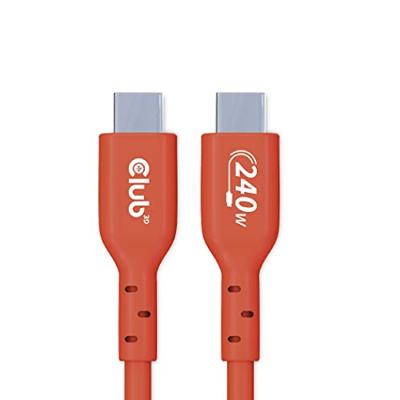 club3D CAC-1511 USB-C-kabel USB 2.0 USB-C stekker 1.00 m Oranje