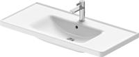 Wastafel Duravit D-Neo Met Overloop Kraanvlak 1 Kraangat 100.5 cm Hoogglans Wit Duravit - thumbnail
