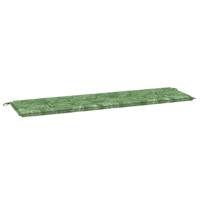 Tuinbank Kussen Floral Groen 180 x 50 x 4 cm Oxford stof - thumbnail