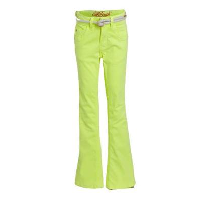 Vingino high waist flared broek Belize Flare neon geel Vingino high waist flared broek Belize Flare neon geel