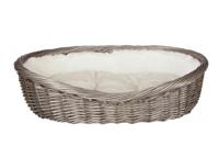 TRIXIE MAND WILG MET BINNENVOERING EN KUSSEN GRIJS 80X61X22 CM - thumbnail