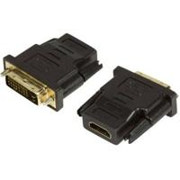 LogiLink AH0001 HDMI / DVI Adapter [1x HDMI-bus - 1x DVI-stekker 24+1-polig] Zwart 0 mm - thumbnail
