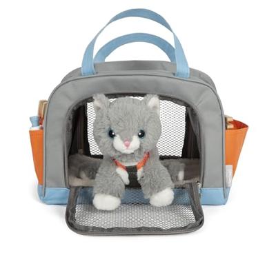 Small Foot - knuffel kat met draagtas en verzorgingsset