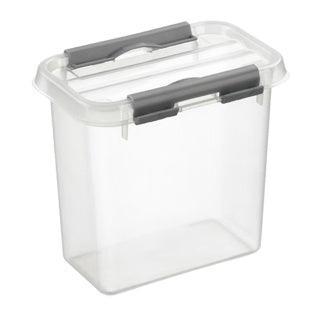 Sunware Q-line box 1,1 liter transp/metaal