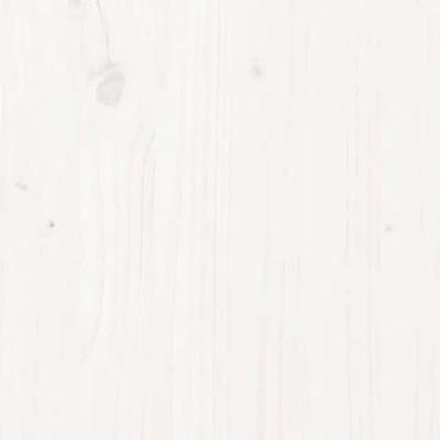 Dressoir 70x35x80 cm massief grenenhout wit - thumbnail