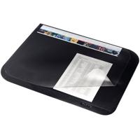 Leitz plus bureau onderlegger met transparante bovenlaag - zwart - thumbnail
