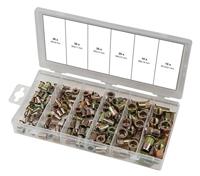 KS Tools 970.0610 Assortiment draadeinden, staal, M3x9mm-M10x21mm, 150-delig - thumbnail