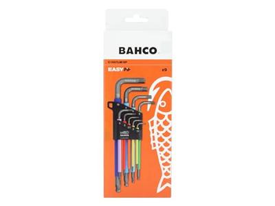 Bahco inbussleutelset 1.5 - 10 mm Stiftsleutels, zeskant, lang, gefosfateerd, gekleurd, metrisch - 9-delig - C1997LM/9P - thumbnail
