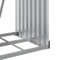 Haardhoutopslag 40x45x170 cm gegalvaniseerd staal antraciet - thumbnail