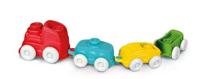 Clementoni baby - clemmy sensory trein met soft blokken, 12dlg. - thumbnail