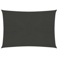 VidaXL Zonnezeil 160 g/m² 6x7 m hdpe antracietkleurig - thumbnail