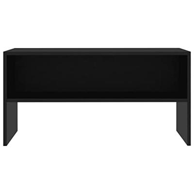 Tv-meubel 80x40x40 cm spaanplaat zwart