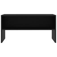 Tv-meubel 80x40x40 cm spaanplaat zwart - thumbnail