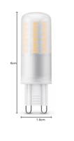 Philips LED 77407300 LED-lamp Energielabel E (A - G) G9 Stiftfitting 4.8 W = 60 W Warmwit (Ø x h) 1.9 cm x 6 cm 1 stuk(s) - thumbnail