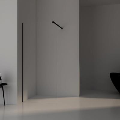 Aqua Splash AQS Inloopdouche Pro Line Helder Glas Black Brushed Profiel en Stang - Aqs Inloopdouche Pro Line 50x200 cm Black Brushed Aqua Splash AQS Inloopdouche Pro Line Helder Glas Black Brushed Profiel en Stang - Aqs Inloopdouche Pro Line 50x200 cm Black Brushed