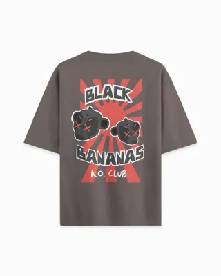 Black Bananas KO Club T-Shirt Kids Donkergrijs - Maat 152 - Kleur: Donkergrijs | Soccerfanshop