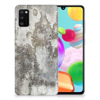 Samsung Galaxy A41 | TPU | Siliconen hoesje | Beton Print