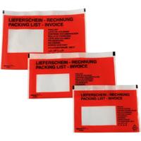 HEAD Documententas 161384300 DIN lang Rood Lieferschein-Rechnung, mehrsprachig Zelfklevend 250 stuk(s) - thumbnail