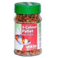 Velda Vi3-Colour Pellet 330ml - Voedzaam Visvoer voor Goudvissen en Koi - thumbnail