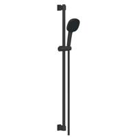 GROHE Vitalio Comfort 110 Glijstangset - 90 cm - vierkante handdouche - 2 straalsoorten - gladde doucheslang - mat zwart 269302431 - thumbnail